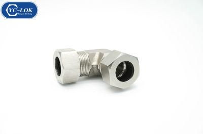 Metric 90 Degree Elbow Bite Type Hydraulic Tube Fittings