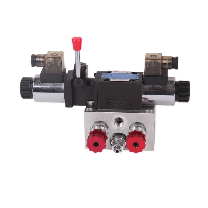 Customized  Hydraulic System Hydraulic Manifold Blocks With Solenoid Valves