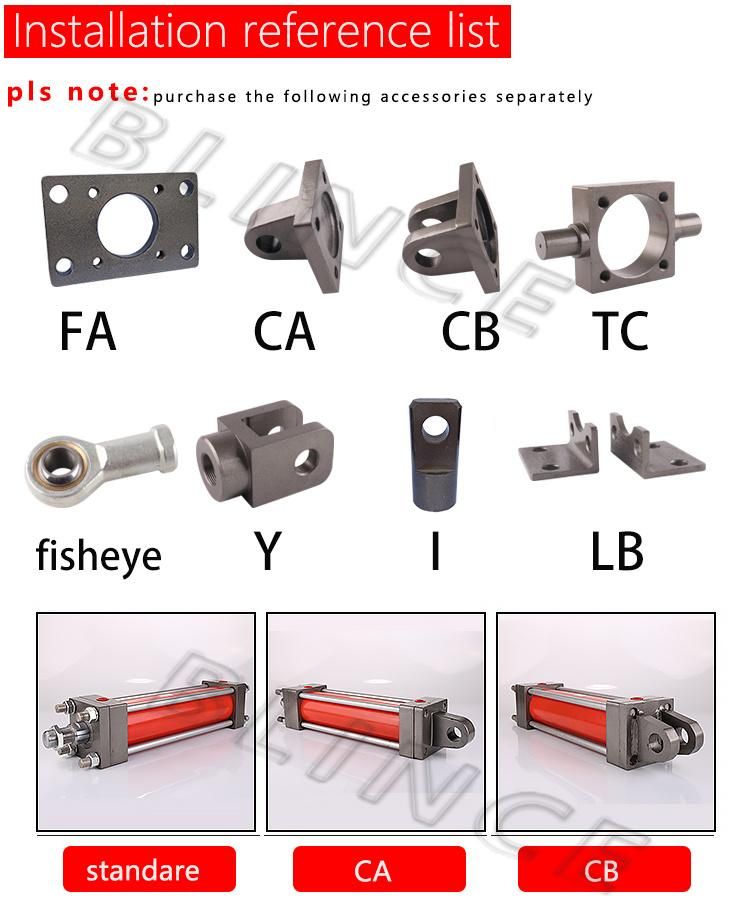 Loader Hydraulic Cylinder, One Way 10tons Hydraulic Cylinder