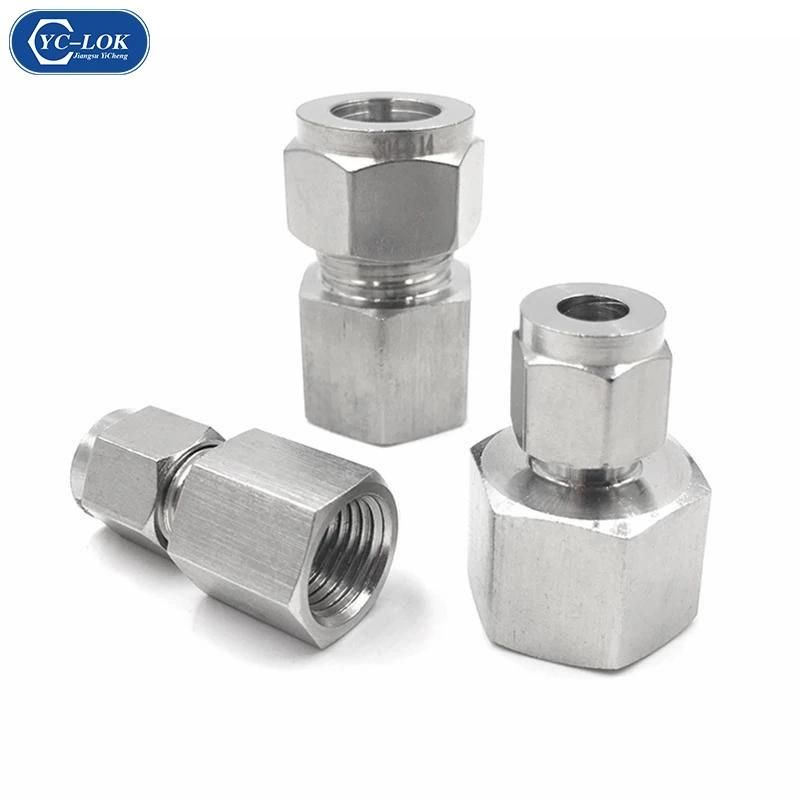 Yc-FC Female Connector Straight Tube Fittings