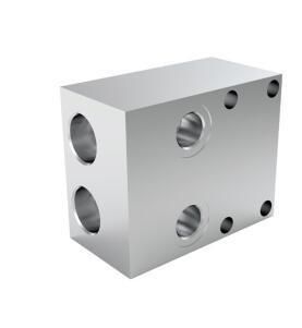 Overcentrel Valve Manifold Block Aluminum Block Hydraulic Block