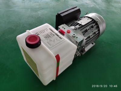 12V 1.6kw DC Hydraulic Pump&Mini Power Unit with Button Controlling with 4 Metres Wire