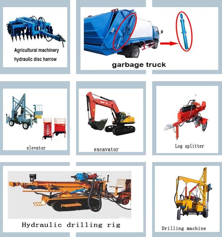 Rod End Clevis Hydraulic Cylinder Machinery, Tie Rod Cylinder for Agricultural Machinery, 3000 Psi Hydraulic Cylinder Machinery Hydraulic Cylinder