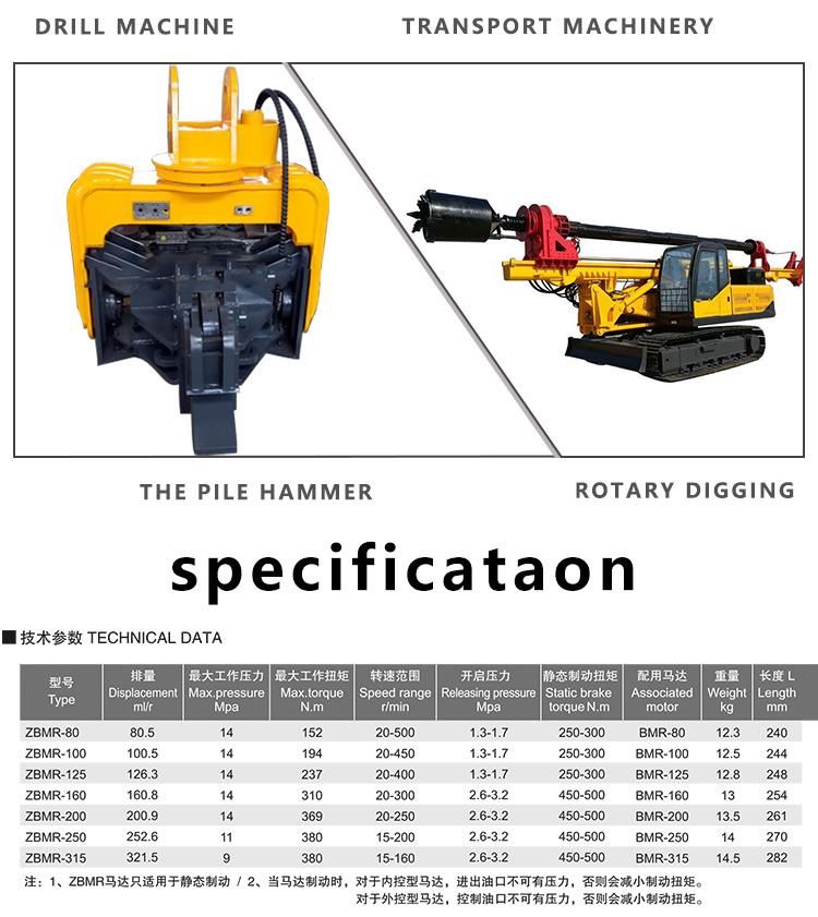 Brake Motor Hydraulic Disc Valve Motor for Crane Bmr - Bk01 Orbital Hydraulic Motor with Brake for Sale