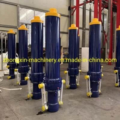 Factory Price Dump Trailer Telescopic Hydraulic Cylinder