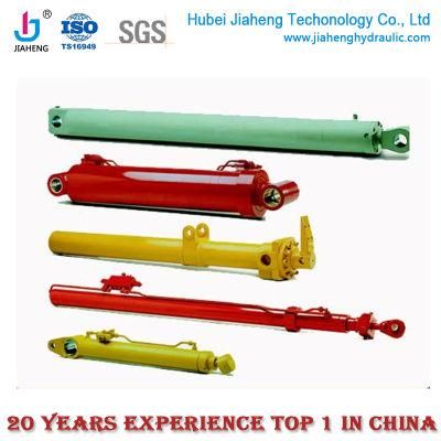 China manufacturer Jiaheng Brand 100ton lifting weight telescopic hydraulic cylinder