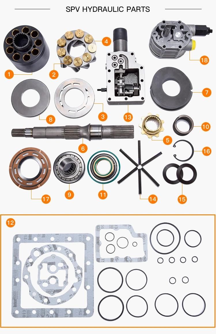 Spv Hydraulic Piston Pump Parts - Block Spring with Sauer Danfoss