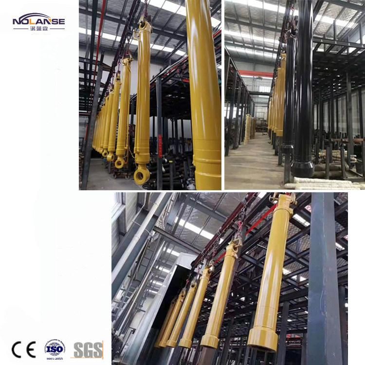 Custom Build Mobile Equipment Hydraulic Cylinder Quality 5 Stage Multistage Hydraulic Cylinder for Hoist Truck Mobile Crane