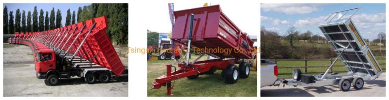 15 Ton Hydraulic Hoist Cylinder for Dump Truck Trailer Tipper