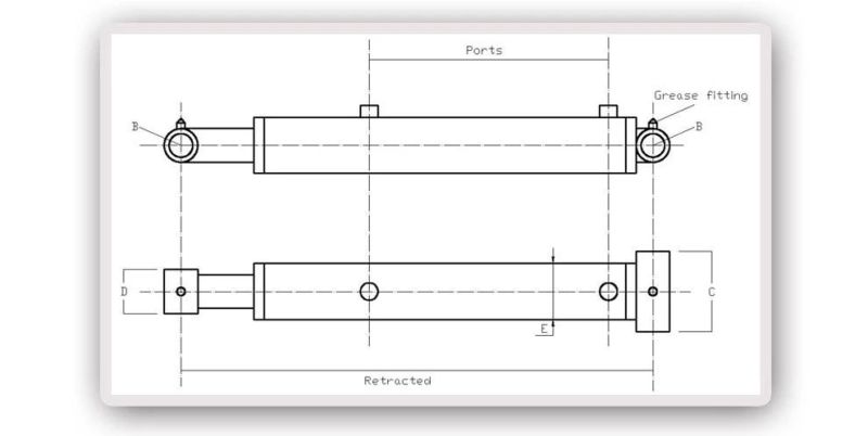 Small Bore Long Stroke Telescopic Hydraulic Cylinder