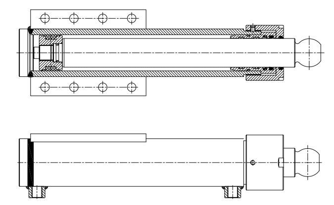 Double Acting Hydraulic Cylinder Used in Construction Machinery