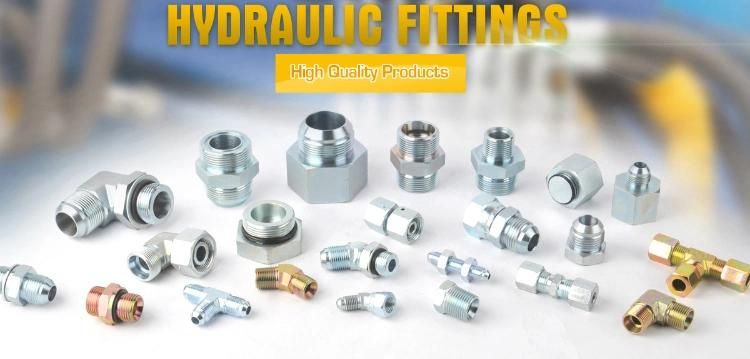 Equal Union Fittings Thread Double Ferrule Tube Hydraulic Fittings