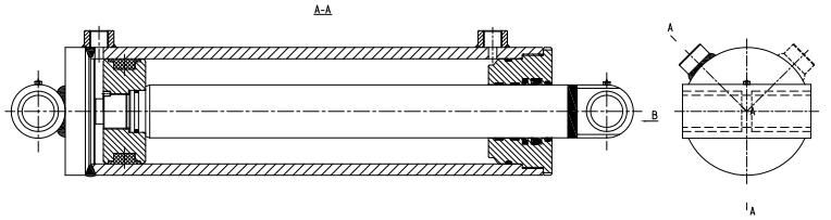 Double Acting Scraper Hydraulic Cylinder for Municiple Equipment