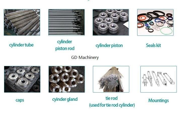 Hydraulic Cylinder RAM 3000 Psi Welded Lifting Hydraulic Cylinder