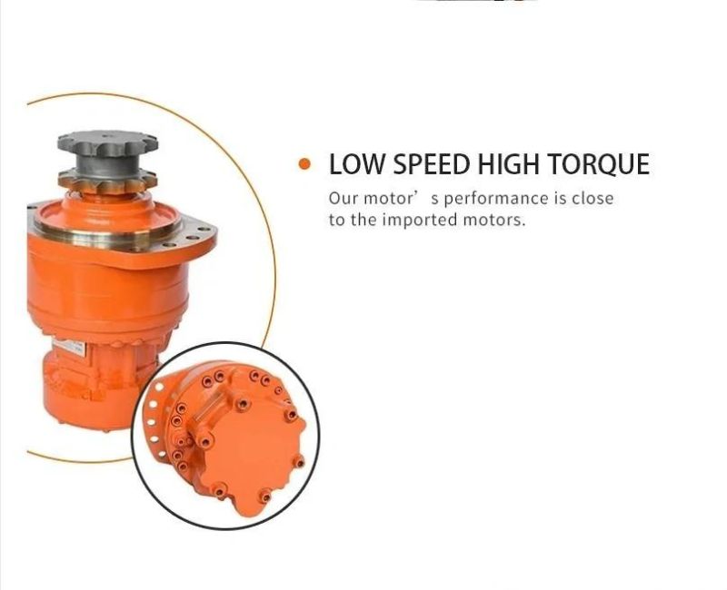 Tianshu Produce Replace Poclain Radial Piston Low Speed High Torque Hydraulic Motor Ms05 Ms08 Ms 18 Ms 35 Ms50 Ms125.