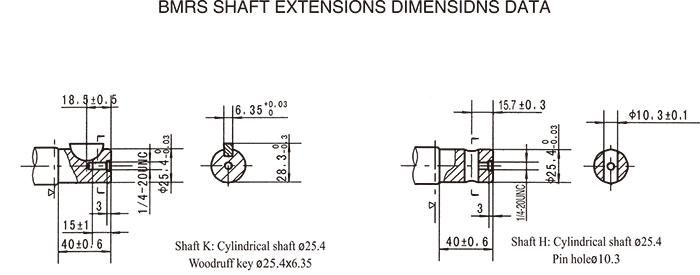 High Torque Low Speed Hydraulic Orbital Motor Bmr400 / OMR400