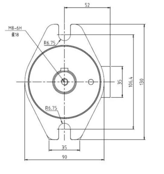 China Jining Eaton Ja Seires Small Hydraulic Motor for Injection Mold Machine