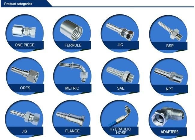 Bsp Jic NPT Thread Standard Hydraulic Hose Fitting