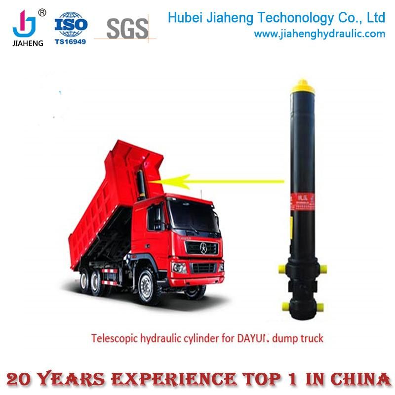 Custom Front End Hydraulic Cylinder Factory Price 4 Stage  Dump Truck Hydraulic Oil Cylinder for Road Roller