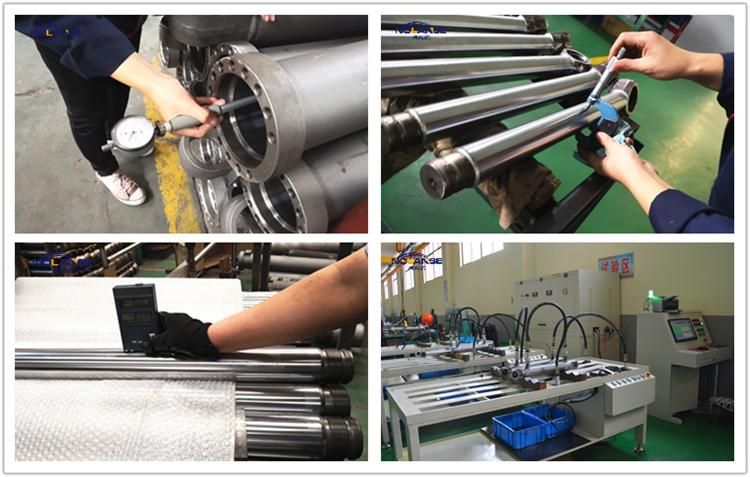 China Factory Customize Heavy Duty Long Stroke Telescopic Hydraulic Cylinders for Trucks Unloading Hydraulic Platform