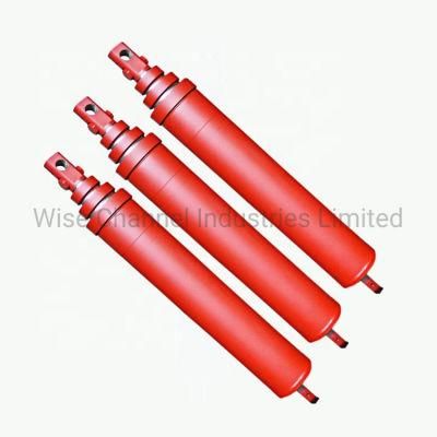 Double Acting Telescopic Hydraulic Cylinder Used in Engineering and Sanitation Equipment