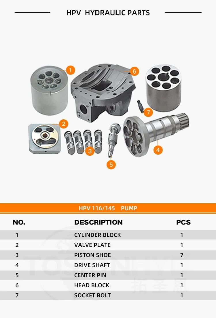 Uh083 Hydraulic Pump Spare Parts Excavator Parts with Hitachi