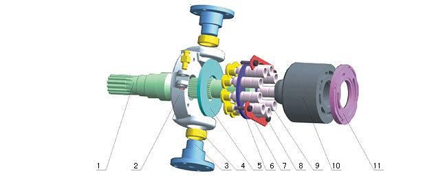 Kawasaki K3V--Dt Series Parts Hydraulic Pump Parts