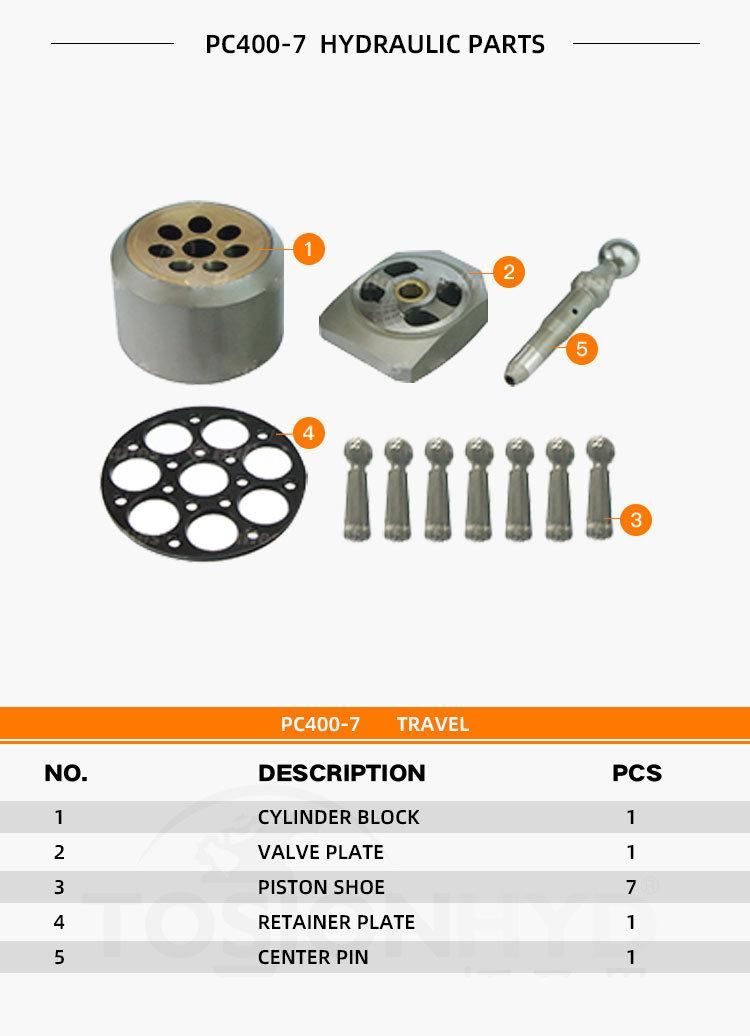 PC400-7 Hydraulic Travel Motor Spare Parts Excavator Parts with Komatsu