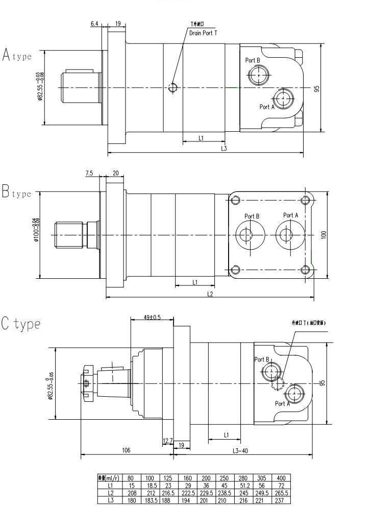 Hydraulic Motor Disc Valve Motors (2K series 104-1035)