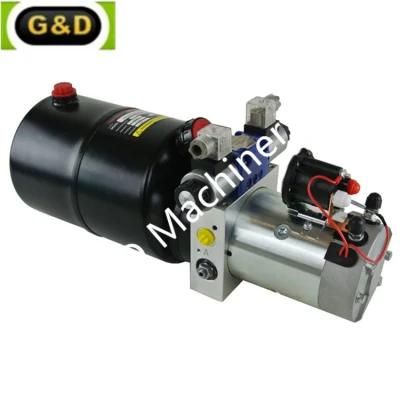 12V/24V DC Hydraulic Power Unit Single Acting 1600W Metal Tank Mini Hydraulic Pack