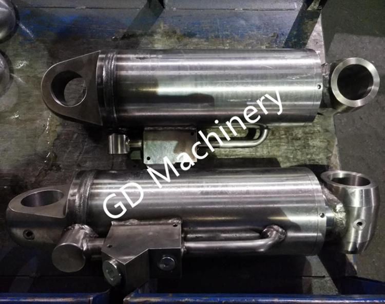 Customized Chromed Piston Rod Hydraulic Cylinder with Valve