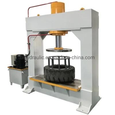 Hydraulic Forklift Tire Press Machine