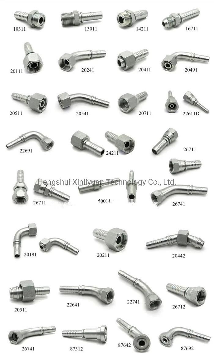 00200 Hydraulic Ferrule Fitting for SAE100r2 Two Wire Hose