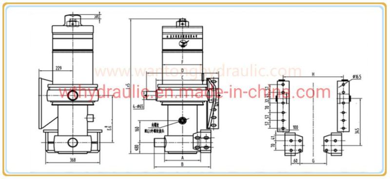 Good Price 5 Stage Telescopic Hydraulic Cylinder for Trailer and Dump Truck