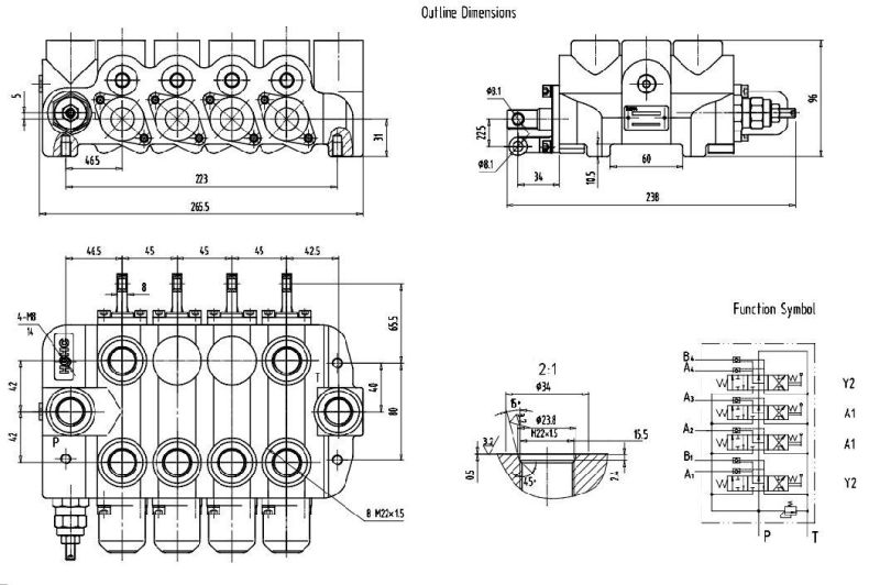 Hydraulic Flow Control Valve Dlt*/*-30