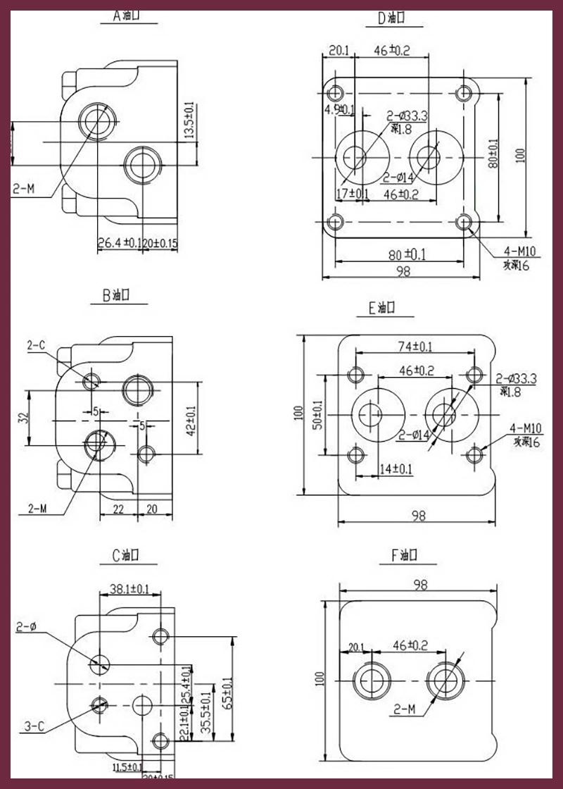 China Make Hydraulic Motors Orbit Motor (50-500CC)