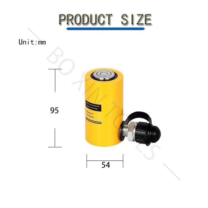 5 Ton 50mm Short Type Jack Hand Hydraulic Cylinder