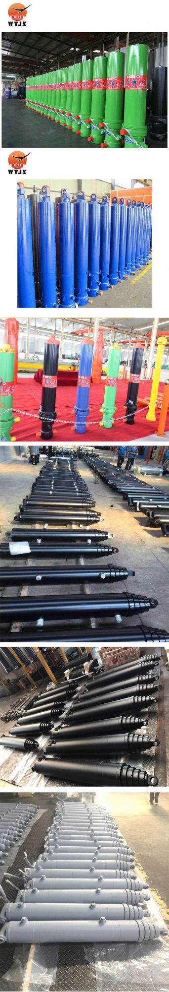 3.4.5 Stage Double Single Acting Hydraulic Cylinder Manufacturer