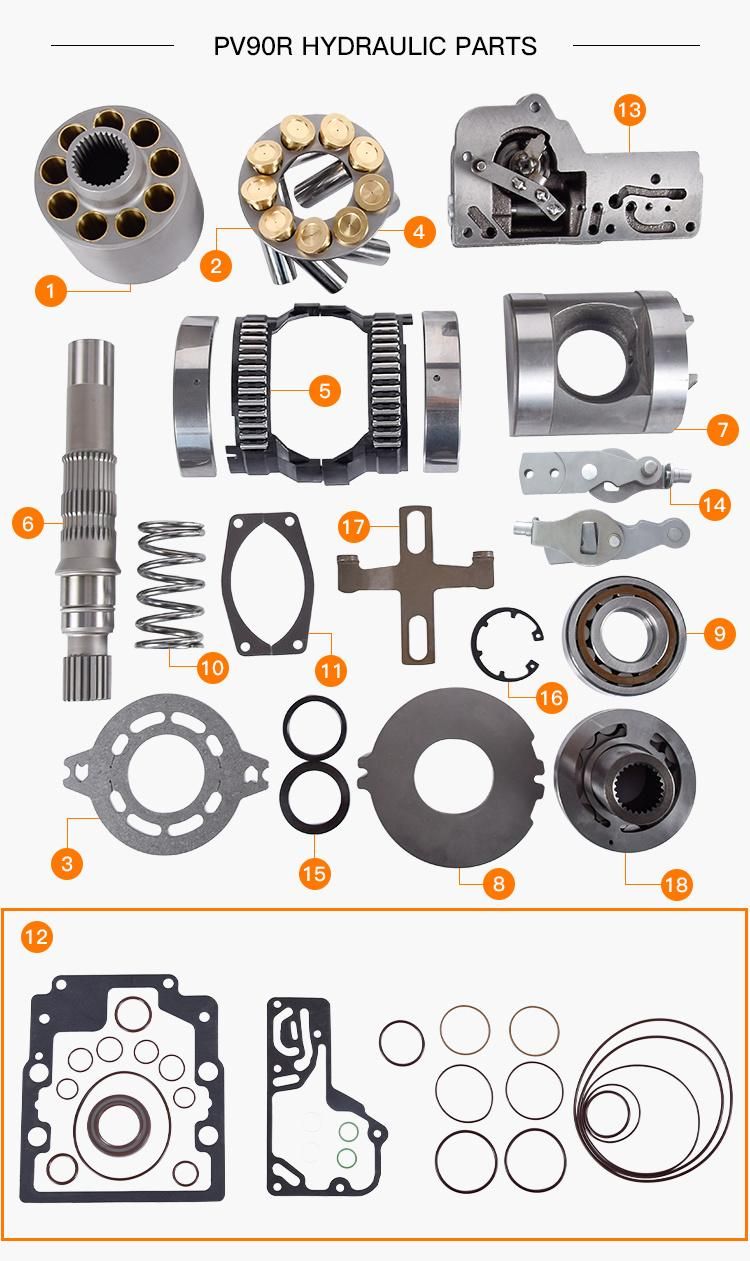 PV90r PV90m Hydraulic Pump Parts - Servo Arm with Sauer Danfoss