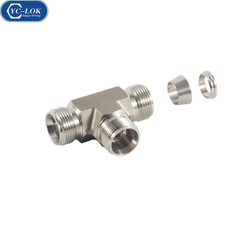 Yc-Mrt Stainless Steel Male Run Tee Tube Fittings