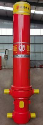 Single Acting Telescopic Hydraulic Cylinder with CE for Dump Truck