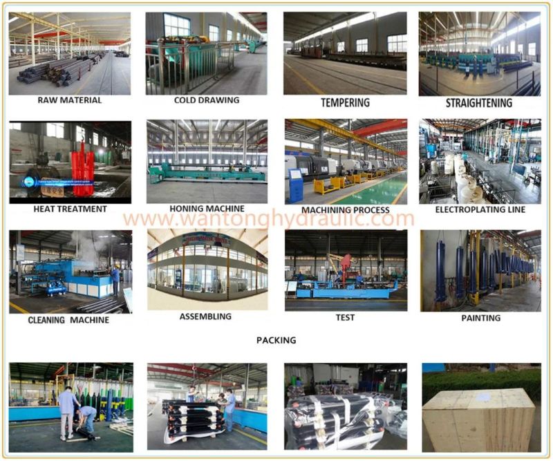 Multi-Stage Telescopic Hydraulic Cylinder with Outer Cover