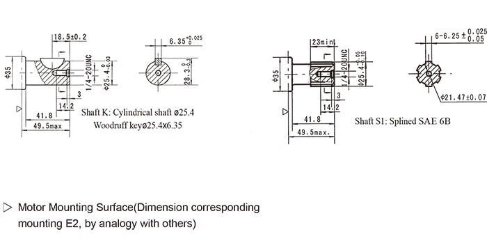 BMS Hydraulic Motor for Drilling Machinery / Well Drill Rig