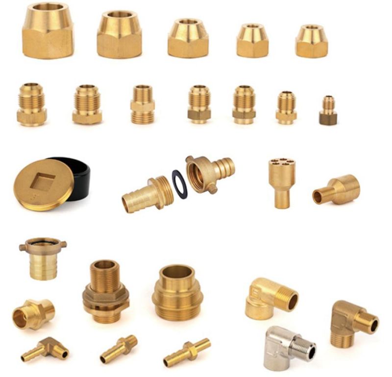 1/8 NPT to 5/16 Brass Straight Hose Barb Fitting Brass Joint Pipe Fittings Cross Fitting