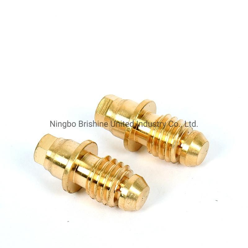 Brass Inserts, Brass Nut Ultrasonic Heating to Press