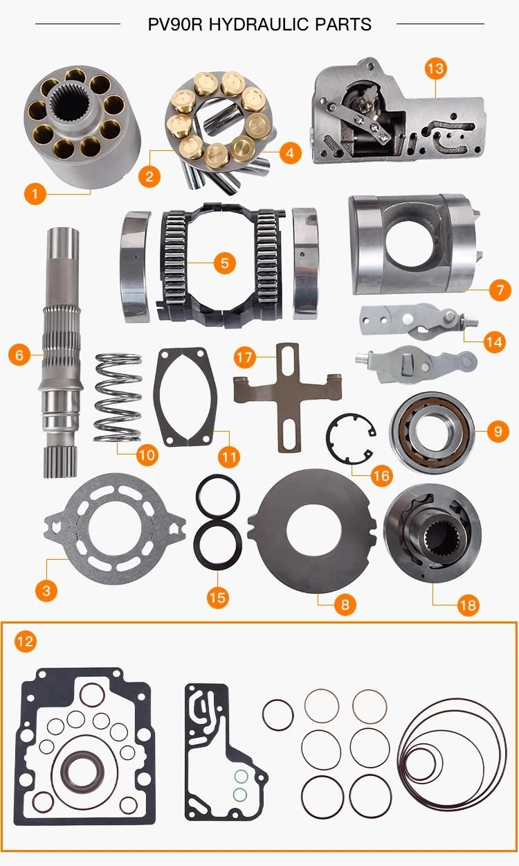 PV90r PV90m Hydraulic Pump Parts - Snap Ring with Sauer Danfoss