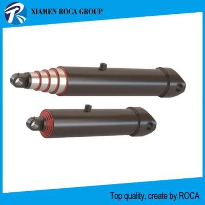 Dat64-31-136 Parker Type Double Acting Telescopic Long Stroke Hydraulic Cylinder