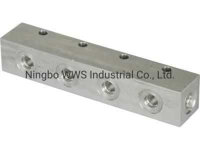 China Supplier CNC Milling Machining Precision Metal Hydraulic Manifold Block