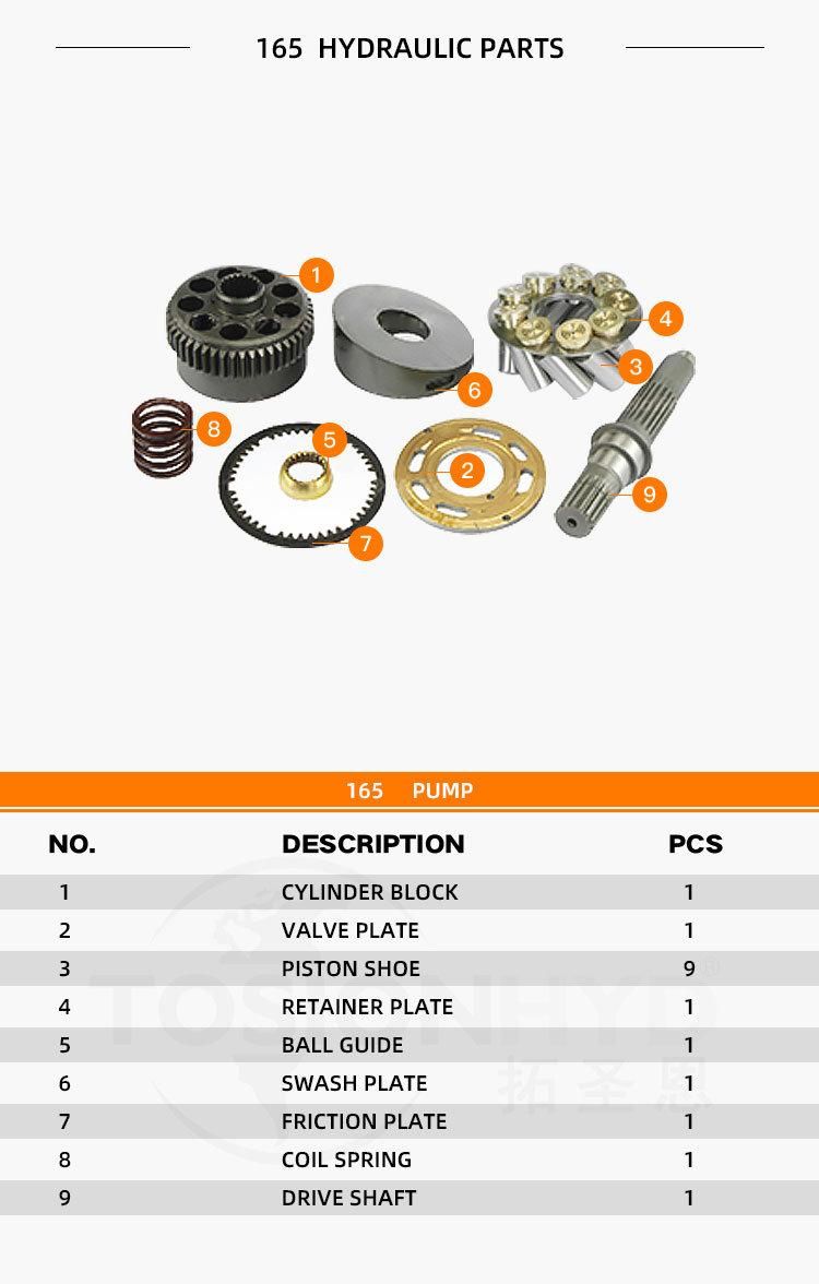 Doosan165 Doosan 165 Hydraulic Pump Spare Parts