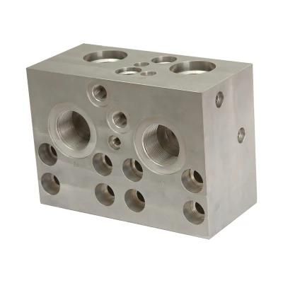 Carbon Steel Hydraulic Manifold Block Ng25